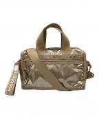 LeSportsacレスポートサック）の古着「BIKE BOSTONヒトリップアラビアゴールド」