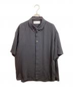 CULLNI×STUDIOUSクルニ×ステュディオス）の古着「別注SHORT SLEEVE SHIRTS」｜ブラック