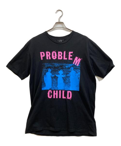 BEAMS T（ビームス ティー）BEAMS T (ビームス ティー) プリントTシャツ ブラック サイズ:	SIZE XLの古着・服飾アイテム