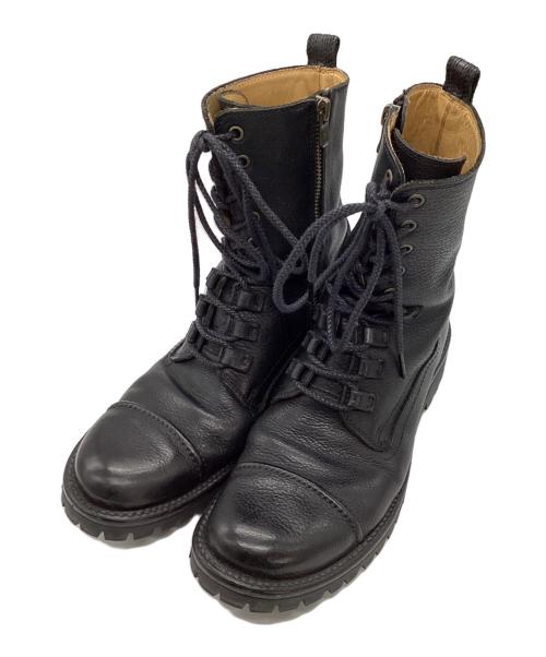 SAYA（サヤ）SAYA (サヤ) レースアップブーツ ブラック サイズ:24の古着・服飾アイテム
