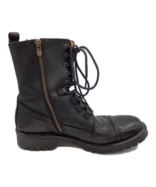 SAYA（サヤ）SAYA (サヤ) レースアップブーツ ブラック サイズ:24の古着・服飾アイテム