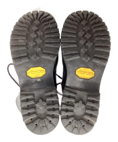 SAYA（サヤ）SAYA (サヤ) レースアップブーツ ブラック サイズ:24の古着・服飾アイテム