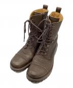 SAYAサヤ）の古着「レースアップブーツ」｜ブラウン