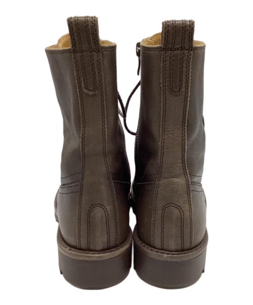 SAYA（サヤ）SAYA (サヤ) レースアップブーツ ブラウン サイズ:23 1/2の古着・服飾アイテム