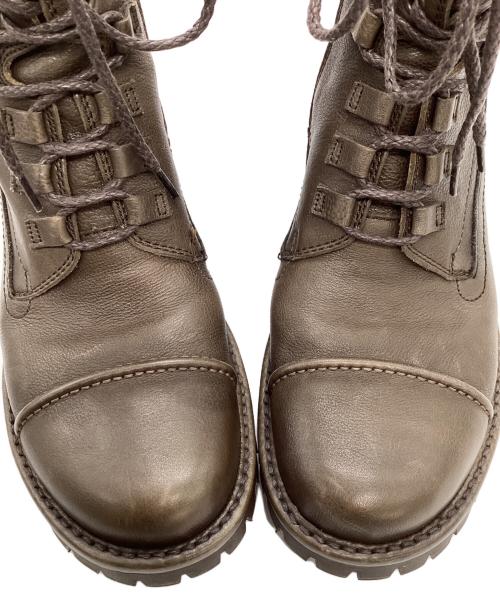 SAYA（サヤ）SAYA (サヤ) レースアップブーツ ブラウン サイズ:23 1/2の古着・服飾アイテム