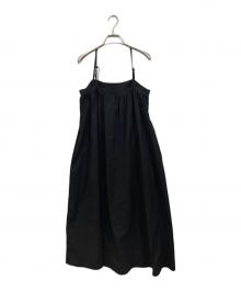 U by SPICK&SPAN（ユー バイ スピック＆スパン）の古着「ソフトタフタキャミワンピース」｜ブラック