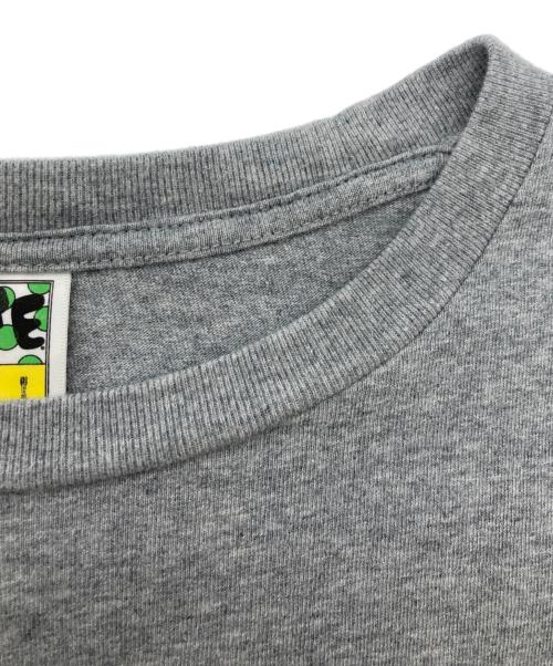 A BATHING APE（ア ベイシング エイプ）A BATHING APE (ア ベイシング エイプ) シャークTシャツ グレー サイズ:Lの古着・服飾アイテム