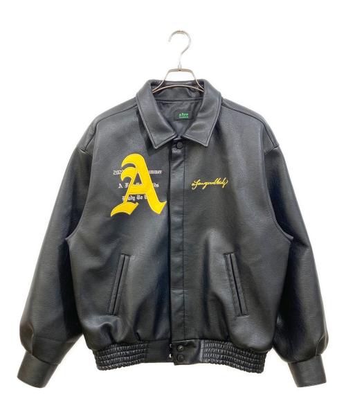 A FEW GOOD KIDS（アフューグッドキッズ）A FEW GOOD KIDS (アフューグッドキッズ) PUエコレザーブルゾン ブラック サイズ:Mの古着・服飾アイテム