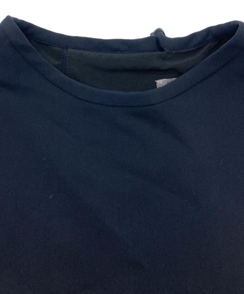 BALLSEY（ボールジィ）BALLSEY (ボールジィ) シルクダブルクロス バックリボンワンピース ブラック サイズ:36の古着・服飾アイテム