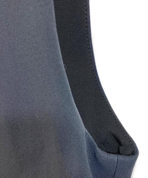 BALLSEY（ボールジィ）BALLSEY (ボールジィ) シルクダブルクロス バックリボンワンピース ブラック サイズ:36の古着・服飾アイテム