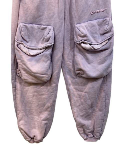 OFFWHITE（オフホワイト）OFFWHITE (オフホワイト) タイダイカーゴポケットトラックパンツ バイオレット サイズ:SIZE XSの古着・服飾アイテム