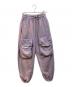 OFFWHITE（オフホワイト）の古着「タイダイカーゴポケットトラックパンツ」｜バイオレット