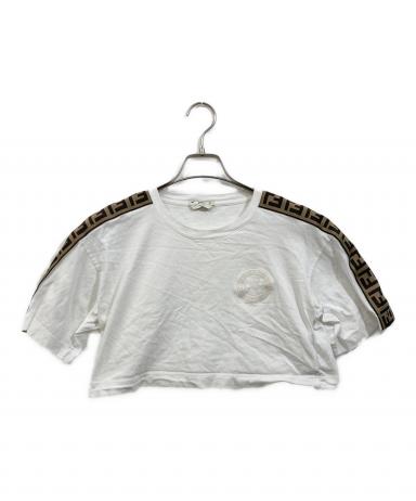 中古・古着通販】FENDI (フェンディ) ズッカ柄クロップドTシャツ