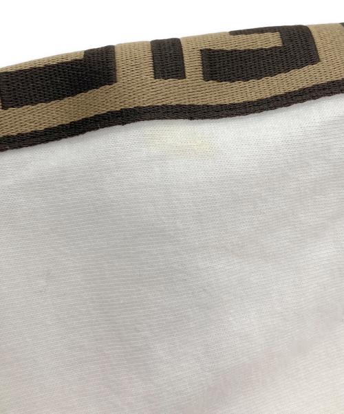 FENDI（フェンディ）FENDI (フェンディ) ズッカ柄クロップドTシャツ ホワイト サイズ:Sの古着・服飾アイテム