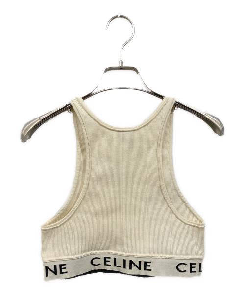 CELINE（セリーヌ）CELINE (セリーヌ) アスリート ブラ / メッシュ アイボリー サイズ:Mの古着・服飾アイテム