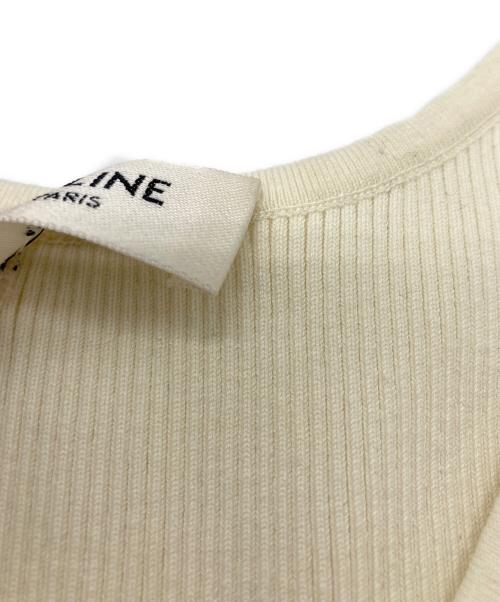 CELINE（セリーヌ）CELINE (セリーヌ) アスリート ブラ / メッシュ アイボリー サイズ:Mの古着・服飾アイテム
