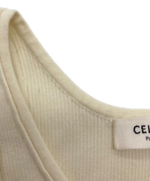CELINE（セリーヌ）CELINE (セリーヌ) アスリート ブラ / メッシュ アイボリー サイズ:Mの古着・服飾アイテム