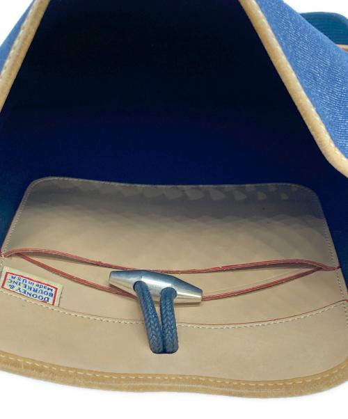 DOONEY&BOURKE（ドゥーニーアンドバーク）DOONEY&BOURKE (ドゥーニーアンドバーク) デニムレザーショルダーバッグ インディゴの古着・服飾アイテム