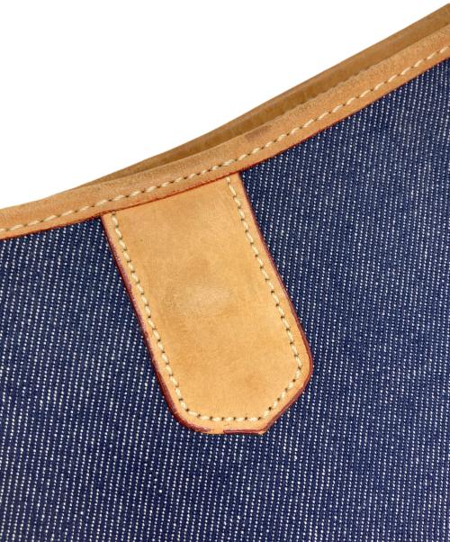 DOONEY&BOURKE（ドゥーニーアンドバーク）DOONEY&BOURKE (ドゥーニーアンドバーク) デニムレザーショルダーバッグ インディゴの古着・服飾アイテム