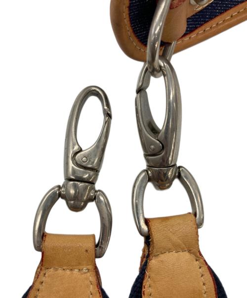 DOONEY&BOURKE（ドゥーニーアンドバーク）DOONEY&BOURKE (ドゥーニーアンドバーク) デニムレザーショルダーバッグ インディゴの古着・服飾アイテム