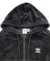 中古・古着 adidas (アディダス) ベロアセットアップジャージ ブラック サイズ:XS：5000円
