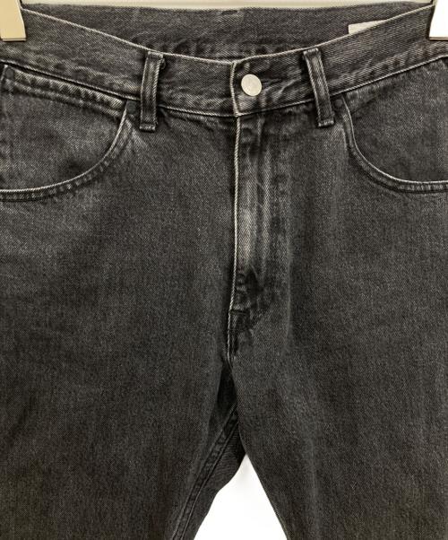 COMOLI（コモリ）COMOLI (コモリ) ブラックデニム 5ポケットパンツ ブラック サイズ:SIZE 1の古着・服飾アイテム