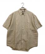 GAPギャップ）の古着「ヴィンテージリネンコットン半袖シャツ」｜ベージュ