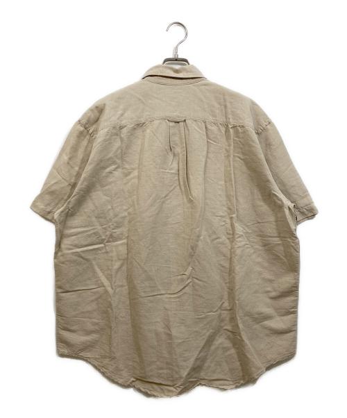 GAP（ギャップ）GAP (ギャップ) ヴィンテージリネンコットン半袖シャツ ベージュ サイズ:Mの古着・服飾アイテム