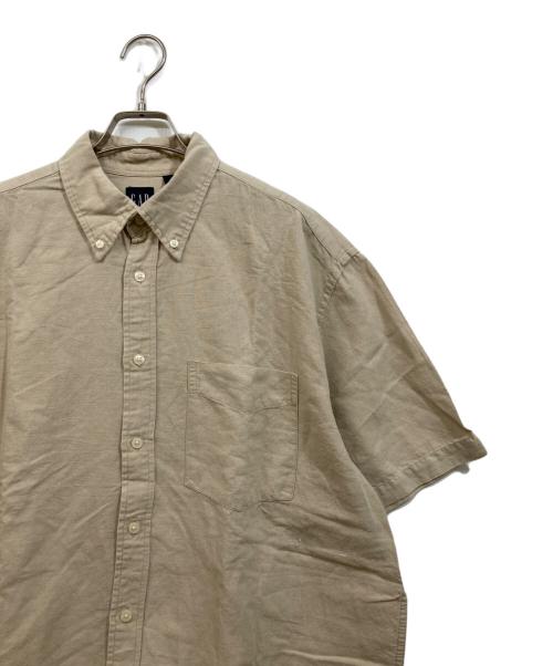 GAP（ギャップ）GAP (ギャップ) ヴィンテージリネンコットン半袖シャツ ベージュ サイズ:Mの古着・服飾アイテム