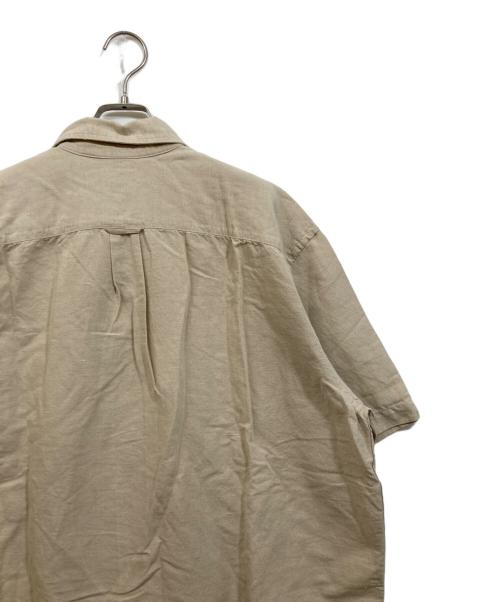 GAP（ギャップ）GAP (ギャップ) ヴィンテージリネンコットン半袖シャツ ベージュ サイズ:Mの古着・服飾アイテム