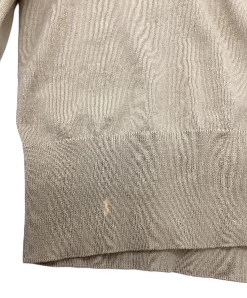 AURALEE（オーラリー）AURALEE (オーラリー) SUPER HIGH GAUGE COTTON KNIT CARDIGAN ベージュ サイズ:4の古着・服飾アイテム