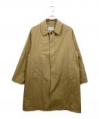 TOMORROW LANDトゥモローランド）の古着「コットンナイロン ステンカラーコート」｜ベージュ