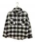 askyurself（アスクユアセルフ）の古着「Zip Up Flannel Shirt」｜ブラック