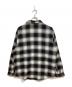 askyurself (アスクユアセルフ) Zip Up Flannel Shirt ブラック サイズ:XL：9000円
