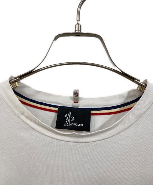 MONCLER GRENOBLE（モンクレール グルノーブル）MONCLER GRENOBLE (モンクレール グルノーブル) ロゴプリントTシャツ ホワイト サイズ:Lの古着・服飾アイテム