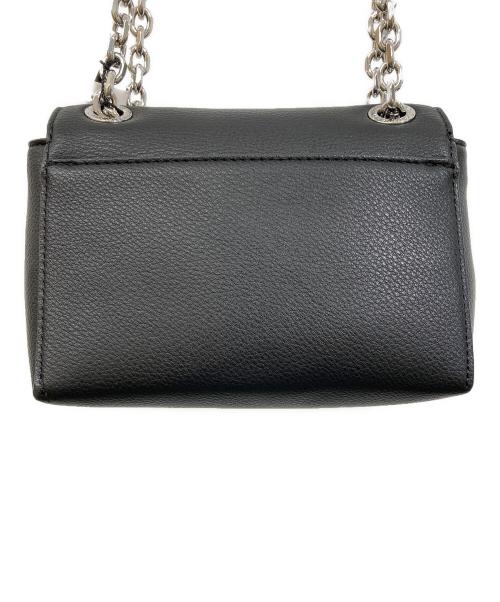 Calvin Klein（カルバンクライン）Calvin Klein (カルバンクライン) ロゴプレートショルダーバッグ ブラックの古着・服飾アイテム