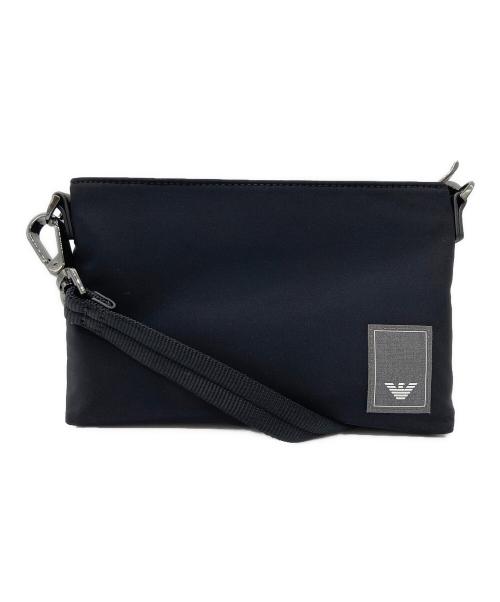 EMPORIO ARMANI（エンポリオアルマーニ）EMPORIO ARMANI (エンポリオアルマーニ) トラベルエッセンシャル テクケース ナイロン ブラックの古着・服飾アイテム