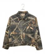 stussyステューシー）の古着「Zip Work Jacket Realtree」｜ブラウン