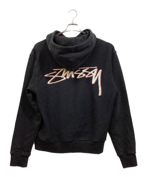 stussy（ステューシー）stussy (ステューシー) OUR LEGACY (アワーレガシー) DROP SHADOW PIGMENT DYED HOODIE パーカー ブラック サイズ:Mの古着・服飾アイテム