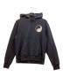 stussy（ステューシー）の古着「DROP SHADOW PIGMENT DYED HOODIE パーカー」｜ブラック