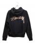 stussy (ステューシー) OUR LEGACY (アワーレガシー) DROP SHADOW PIGMENT DYED HOODIE パーカー ブラック サイズ:M：12000円