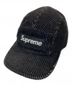 SUPREMEシュプリーム）の古着「2Tone Corduroy Camp Cap」｜ブラック