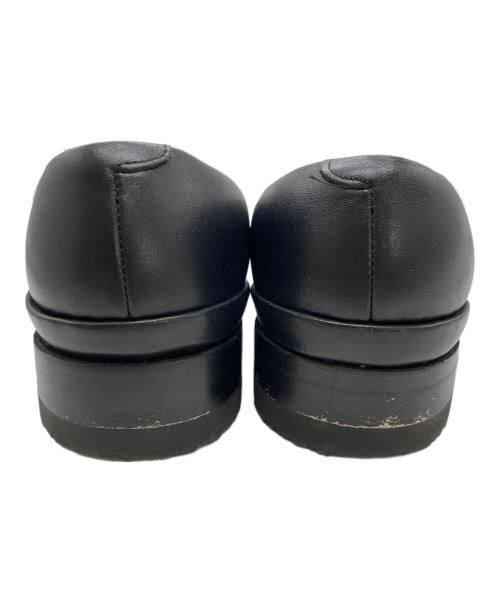 MIDORIKAWA RYO（ミドリカワリョウ）MIDORIKAWA RYO (ミドリカワリョウ) スクエアトゥレザーシューズ ブラック サイズ:27の古着・服飾アイテム