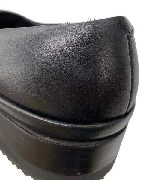 MIDORIKAWA RYO（ミドリカワリョウ）MIDORIKAWA RYO (ミドリカワリョウ) スクエアトゥレザーシューズ ブラック サイズ:27の古着・服飾アイテム