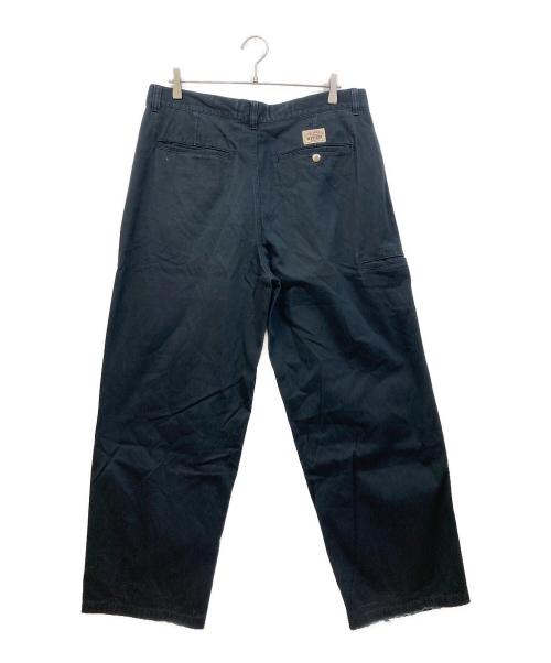 stussy（ステューシー）stussy (ステューシー) TWILL WORKGEAR TROUSER ブラック サイズ:34の古着・服飾アイテム