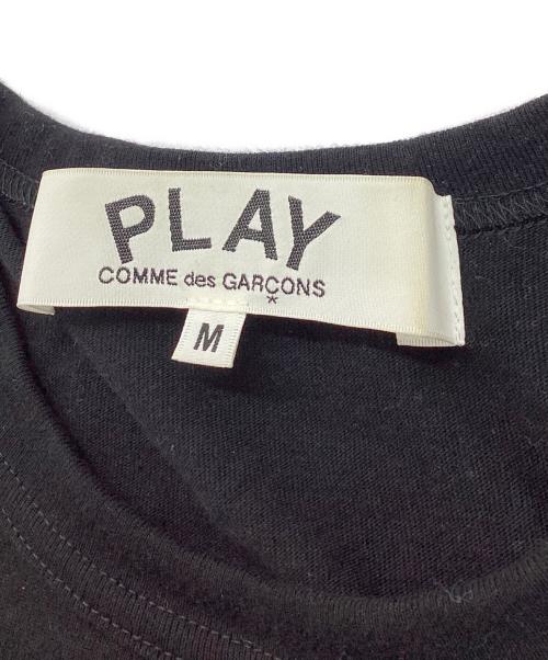 PLAY COMME des GARCONS（プレイコムデギャルソン）PLAY COMME des GARCONS (プレイコムデギャルソン) ハートロゴTシャツ ブラック サイズ:Mの古着・服飾アイテム