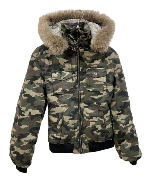 NyDkyel（ニデキエル）NyDkyel (ニデキエル) カモフラ中綿ジャケット オリーブ サイズ:SIZE Mの古着・服飾アイテム