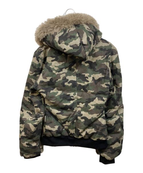 NyDkyel（ニデキエル）NyDkyel (ニデキエル) カモフラ中綿ジャケット オリーブ サイズ:SIZE Mの古着・服飾アイテム
