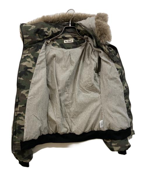 NyDkyel（ニデキエル）NyDkyel (ニデキエル) カモフラ中綿ジャケット オリーブ サイズ:SIZE Mの古着・服飾アイテム