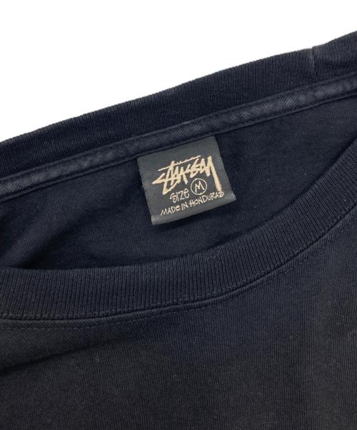 stussy（ステューシー）stussy (ステューシー) OUR LEGACY (アワーレガシー) FRAME PIGMENT DYED TEE ブラック サイズ:Mの古着・服飾アイテム